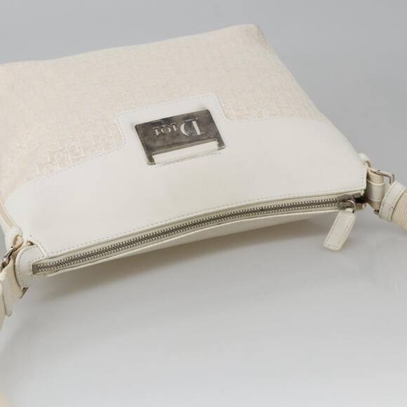 DIOR Trotter Canvas Shoulder Bag White - Picture 6 of 12
